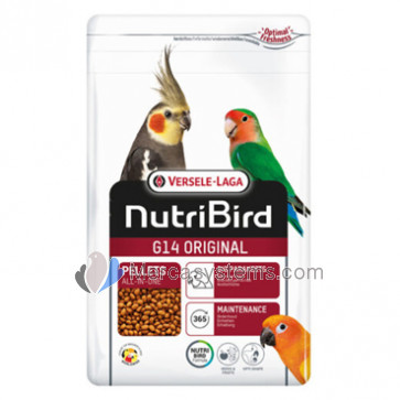 Versele Laga NutriBird G14 Original, 1kg (comida manutenção completa e equilibrada)