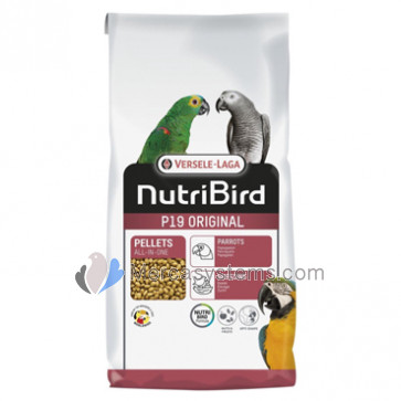 Versele Laga NutriBird P19 Original, 10Kg (Criação de alimento para papagaios - monocolour) 