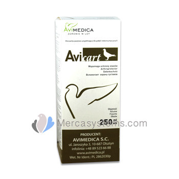 AviMedica AviCart 250 ml (alta potência) para pombos-correio.