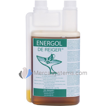 DE Reiger Energol 1 litro, (mistura de 20 óleos). Para Pombos de Correio
