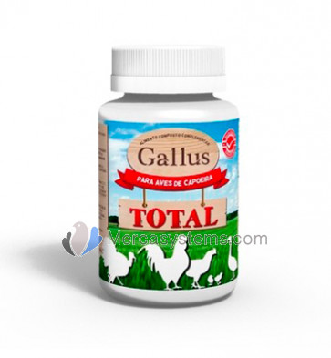 Gallus Total 200 ml, (Vitaminas e minerais que melhoram a condição física). Para aves domésticas
