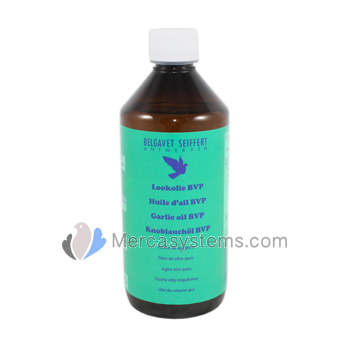 produtos para pombos: BelgaVet Lookolie, (óleo de alho puro para pombos e pássaros)