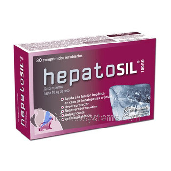 Pharmadiet Hepatosil 200/20. 30 comp. (favorece la función hepática). Perros y Gatos