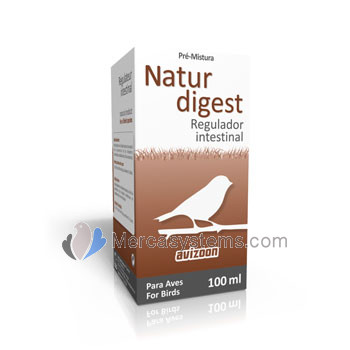 Avizoon Natur Digest 100 ml, (uxiliar na prevenção dos distúrbios digestivos). Para Pássaros