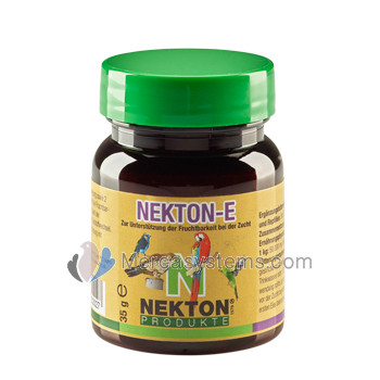 Nekton E 35gr, (vitamina E concentrada). Para pássaros e aves