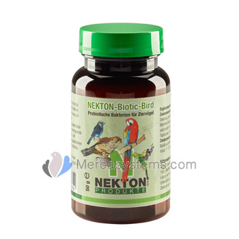 Nekton Biotic Bird 50gr, (suplemento probiótico para aves que melhora a digestão e absorção de nutrientes)