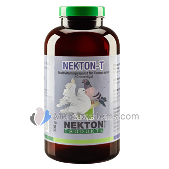 Nekton T 700gr (suplemento multivitamínico enriquecido para pombos e pássaros de tamanho médio)