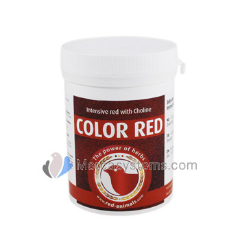 The Red Pigeon Color-Red 100gr, (corante vermelho luminoso). Para pássaros