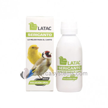 Latac Sericanto 150ml (Vitaminas e aminoácidos que melhoram a qualidade do canto) Para pássaros
