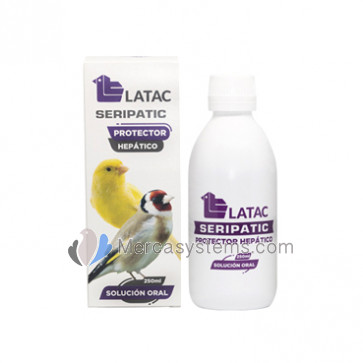 Latac Seripatic 250ml (Excelente protetor de fígado e preventivo do ponto preto). Para pássaros