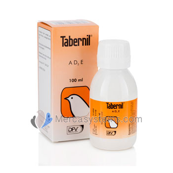 Tabernil AD3E 100ml, (vitaminas para reprodução de pássaros e aves)