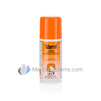 Tabernil Spray 150ml, (elimina ácaros parasitas externos e de forma muito eficaz)