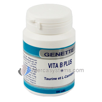 Vita B + Taurine e L-Carnitina 100 comprimidos (reforço muscular)