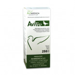 AviMedica AviLiv 250 ml (desintoxica o fígado e os rins) Para pássaros e pombos 